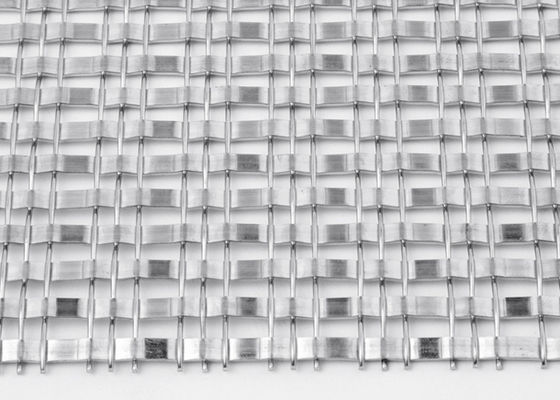 Layar Logam Stainless Steel Tenun Polos Untuk Wire Mesh Anyaman Arsitektur