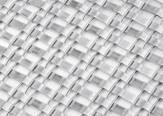 Layar Logam Stainless Steel Tenun Polos Untuk Wire Mesh Anyaman Arsitektur