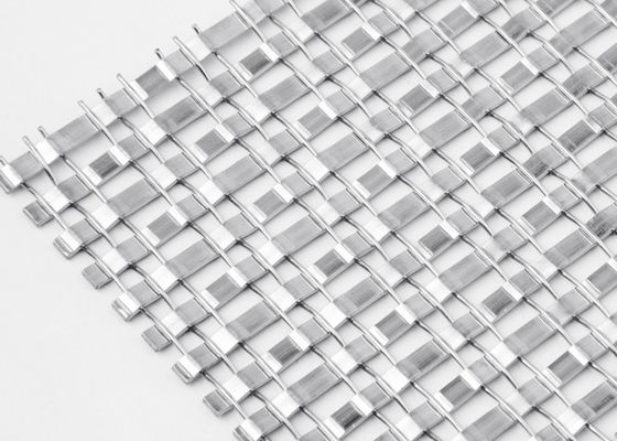 Layar Logam Stainless Steel Tenun Polos Untuk Wire Mesh Anyaman Arsitektur