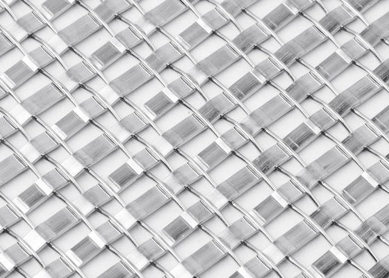 Layar Logam Stainless Steel Tenun Polos Untuk Wire Mesh Anyaman Arsitektur