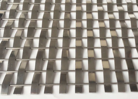 Desain Interior Dekoratif Wire Stainless Steel Mesh Untuk Arsitektur Woven Wire Mesh