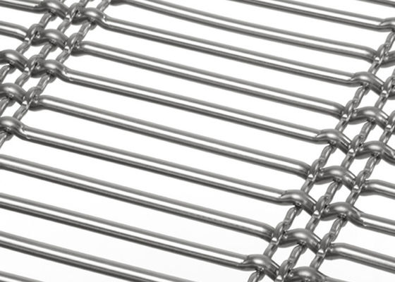 PVD 304 Stainless Steel Arsitektur Tenunan Wire Mesh Dekorasi Interior