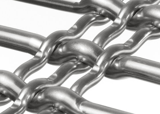 PVD 304 Stainless Steel Arsitektur Tenunan Wire Mesh Dekorasi Interior