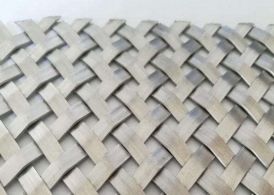 SHUOLONG Arsitektur Tenunan Wire Mesh XY 712X Panel Mesh Logam Datar Tahan Api