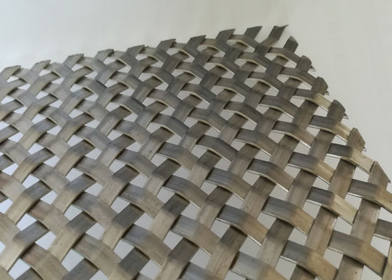 SHUOLONG Arsitektur Tenunan Wire Mesh XY 712X Panel Mesh Logam Datar Tahan Api