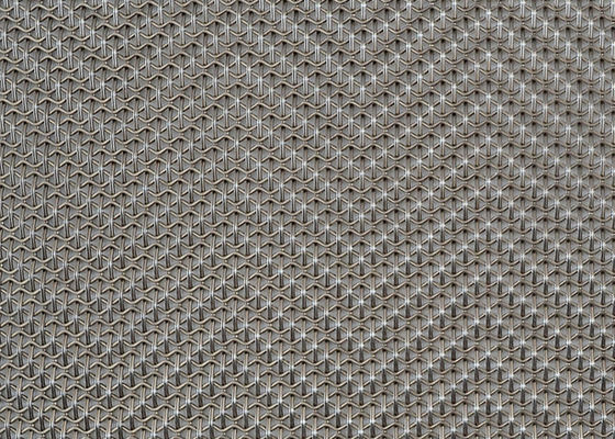 4.5mm Rajutan Arsitektur Tenunan Wire Mesh Panel Kemurnian Titanium