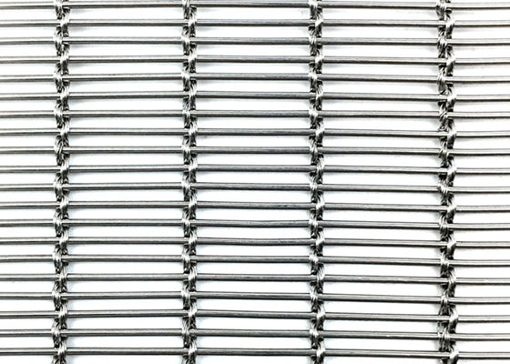 Mesh Arsitektur Stainless Steel Tenunan Polos 2.6kg / M2 Untuk Sistem Railing Tangga