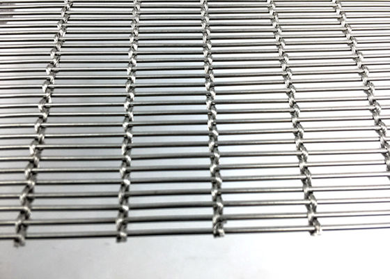 Mesh Arsitektur Stainless Steel Tenunan Polos 2.6kg / M2 Untuk Sistem Railing Tangga