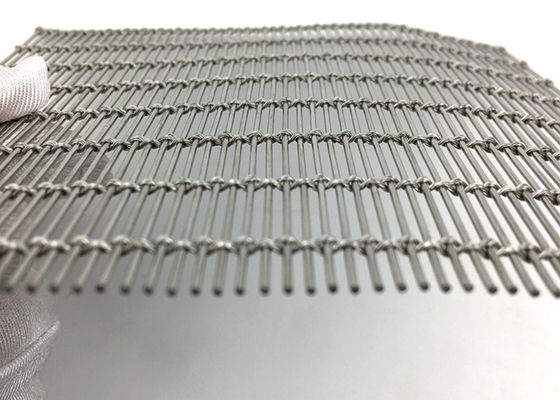 Mesh Arsitektur Stainless Steel Tenunan Polos 2.6kg / M2 Untuk Sistem Railing Tangga