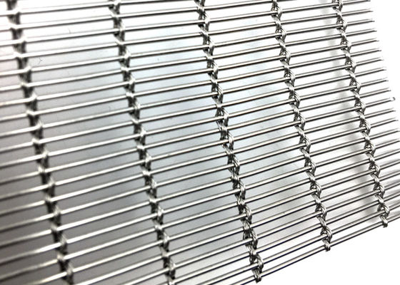 Mesh Arsitektur Stainless Steel Tenunan Polos 2.6kg / M2 Untuk Sistem Railing Tangga