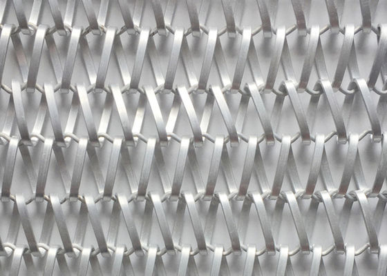 9mm 4m Aluminium Spiral Wire Mesh Antioksidasi