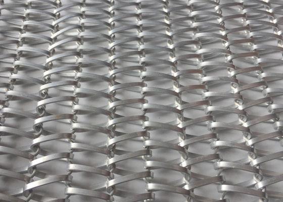 9mm 4m Aluminium Spiral Wire Mesh Antioksidasi