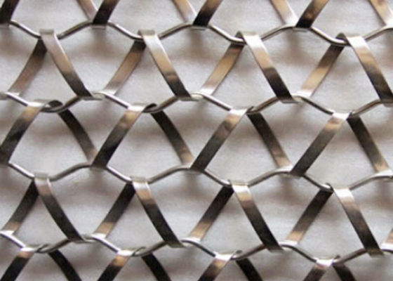 Konveyor Fleksibel SS Spiral Wire Mesh Belt Resistensi Fraktur OEM ODM