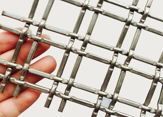 4''×4'' 13ft Crimped Brass Double Wire Mesh Dekoratif Pagar ISO9000