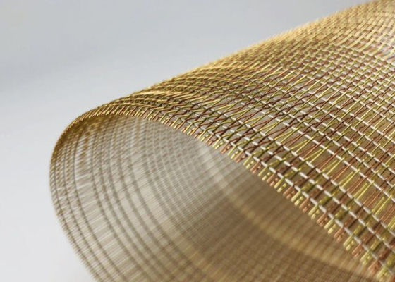 Stainless Steel Woven Wire Mesh Laminated Glass Dengan Metal Mesh Interlayer