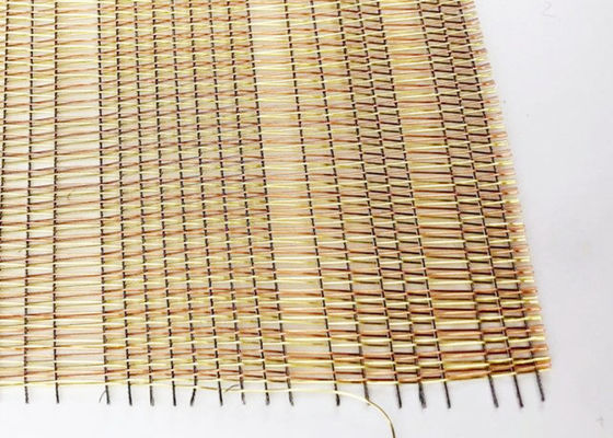 Stainless Steel Woven Wire Mesh Laminated Glass Dengan Metal Mesh Interlayer