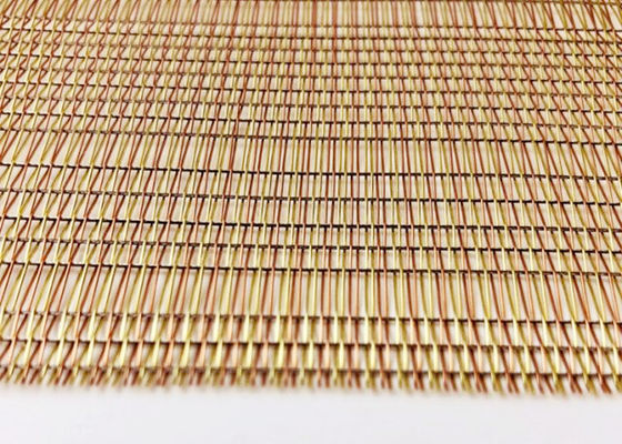 Stainless Steel Woven Wire Mesh Laminated Glass Dengan Metal Mesh Interlayer