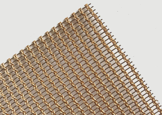 SHUOLONG Anyaman Tembaga Kaca Laminated Wire Mesh Ringan Tahan Panas