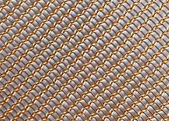 SHUOLONG Anyaman Tembaga Kaca Laminated Wire Mesh Ringan Tahan Panas