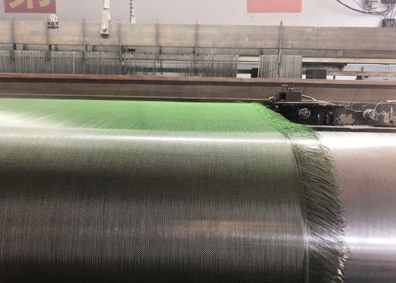 Mewah Dekoratif Kaca Akrilik Laminated Wire Mesh Fabric Ketebalan 0.6mm