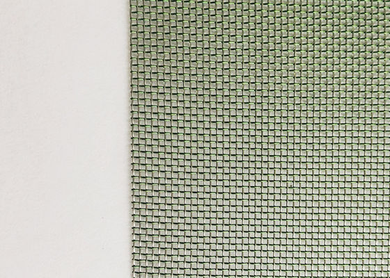 Mewah Dekoratif Kaca Akrilik Laminated Wire Mesh Fabric Ketebalan 0.6mm