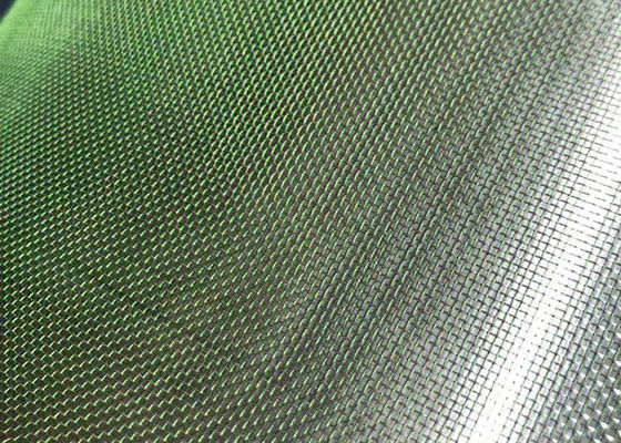 Mewah Dekoratif Kaca Akrilik Laminated Wire Mesh Fabric Ketebalan 0.6mm