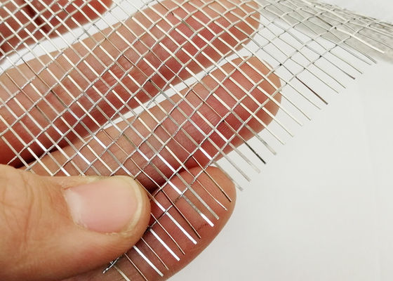 Tembaga Woven Glass Laminated Wire Mesh Oil Free 2.5m SGS
