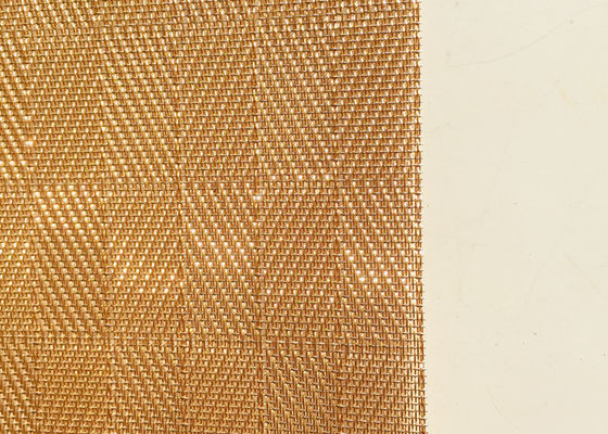 8ft Gold Glass Laminated Wire Mesh Antiwear Untuk Furnitur Dan Tangga