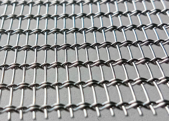 SS304 Glass Interlayer Interior Wire Mesh Dekoratif Desain 1.2mm
