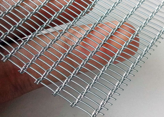 SS304 Glass Interlayer Interior Wire Mesh Dekoratif Desain 1.2mm