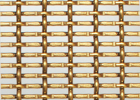 SHUOLONG 3.2mm Arsitektur Layar Logam Dekoratif Ceiling Mesh Antishock