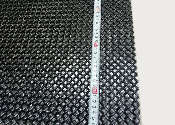 SS304 Antiwear Black Powder Coated Mesh Dekoratif Untuk Struktur Bangunan