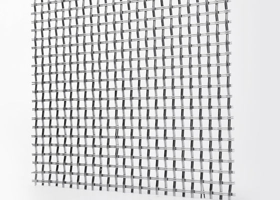 ISO9000 Double Wire 316 Stainless Steel Wire Mesh Panel Permukaan Kolom