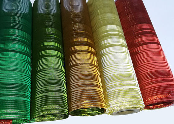 Painted Copper ISO9001 Interior Wire Mesh Glass Laminated Green 2m To 2.5m Width