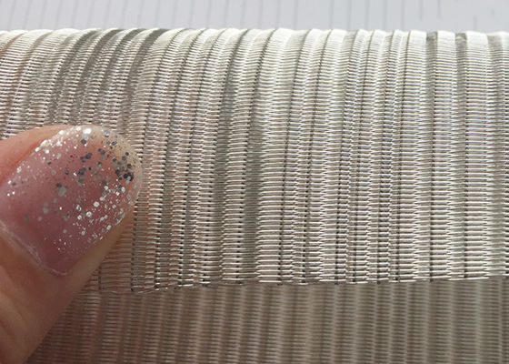 Kaca Minyak Gratis 1m Dengan Metal Mesh Interlayer 304 Ss Woven Wire Mesh