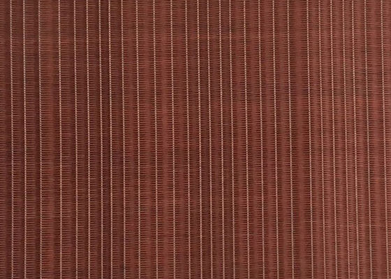 Anggur Merah Kaca Interlayer Interior Wire Mesh 10m 50m Dekoratif Woven Metal Mesh