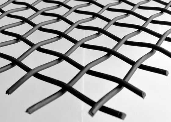 10mm 1 × 3m Double Crimp Aluminium Wire Mesh Facade Cladding