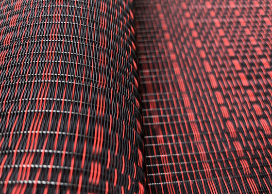 Kekuatan Tinggi 1x2m 3x4m Interior Wire Mesh Screen ODM Fire Resistance