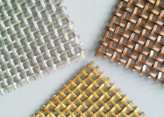 3m Multicolor Dekoratif Wire Mesh Grilles Plated Metal Steel Security Screens