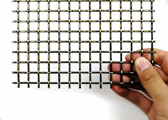 316 Stainless Steel Dekoratif Metal Mesh Sheets 2''X2'' Panjang 8ft