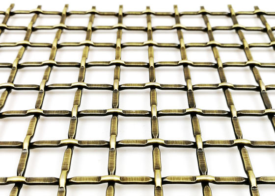 316 Stainless Steel Dekoratif Metal Mesh Sheets 2''X2'' Panjang 8ft