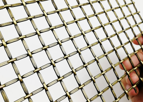 316 Stainless Steel Dekoratif Metal Mesh Sheets 2''X2'' Panjang 8ft