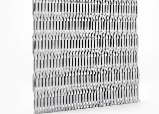 Anticorrosion SS304 Arsitektur Mesh Screen Rigid Metal Mesh Facade