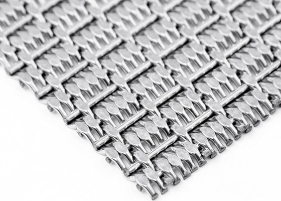 PVDF Woven Wire Mesh Panel Cladding Enclosures Tahan Cuaca Tahan Lama