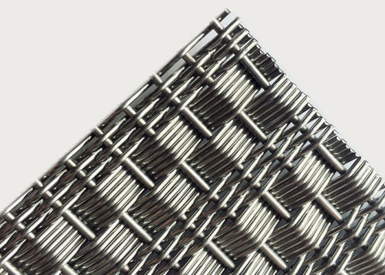 Anyaman Arsitektur Dekoratif Layar Mesh Stainless Steel SGS 4.5mm Tebal
