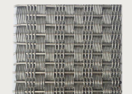 Anyaman Arsitektur Dekoratif Layar Mesh Stainless Steel SGS 4.5mm Tebal