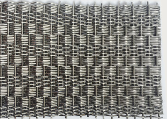 Anyaman Arsitektur Dekoratif Layar Mesh Stainless Steel SGS 4.5mm Tebal