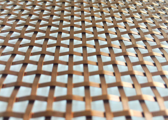 Interior Furniture Dekoratif Wire Mesh Grilles Untuk Lemari 1.8mm 0.8''X0.8''