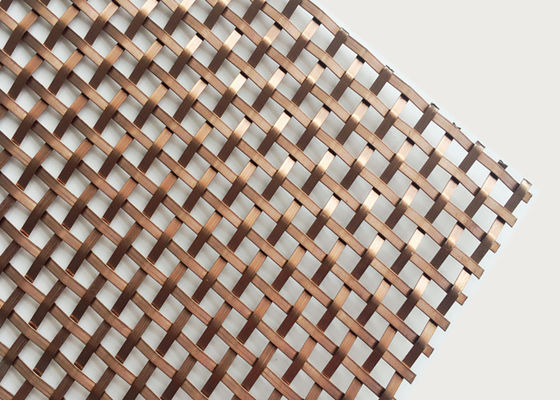 Interior Furniture Dekoratif Wire Mesh Grilles Untuk Lemari 1.8mm 0.8''X0.8''