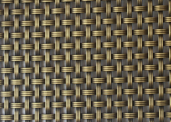3.2mm ODM Dekoratif Metal Mesh Screen Wire Grille Berlapis Antik